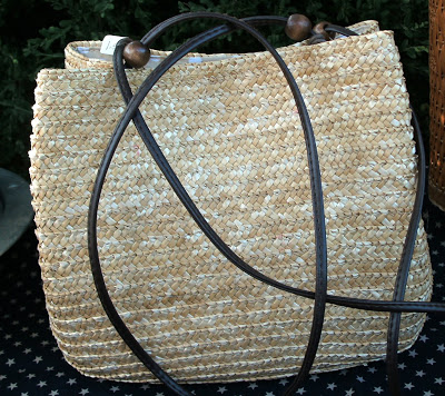Straw purse.