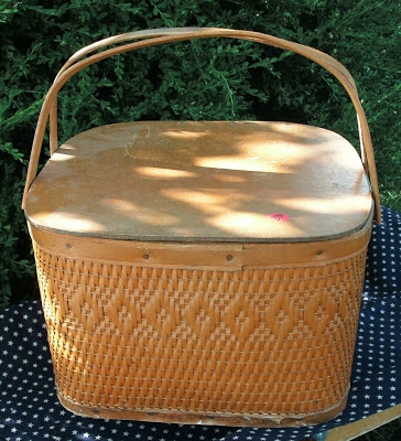 Vintage Redmon picnic basket.