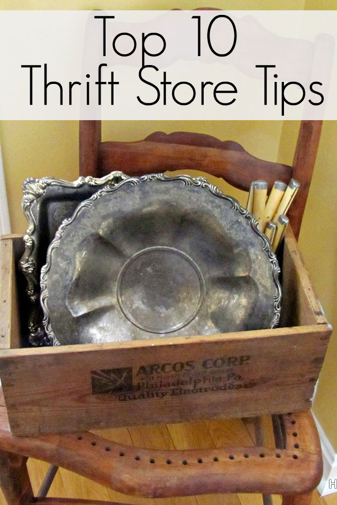 Top ten thrift store shopping tips for making the most out of your thrifting trip