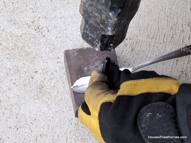 Stamping silverware