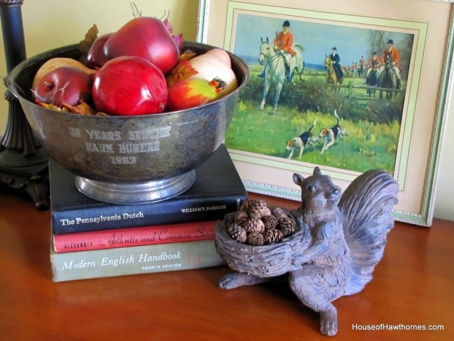 vintage fall display