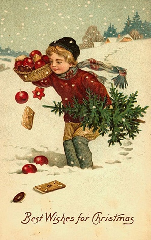 Vintage Christmas Cards House Of Hawthornes