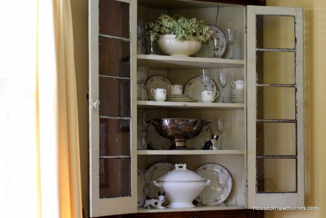 China cabinet.