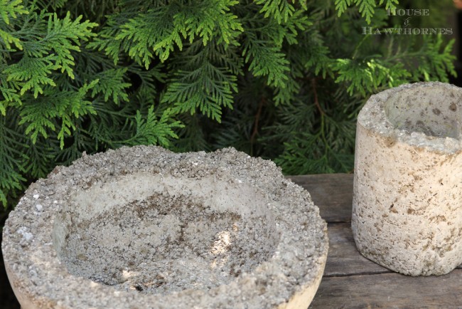 Hypertufa planters