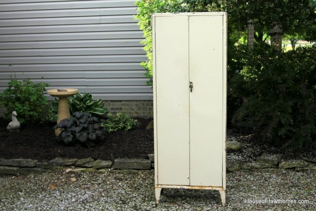 Vintage medical cabinet.