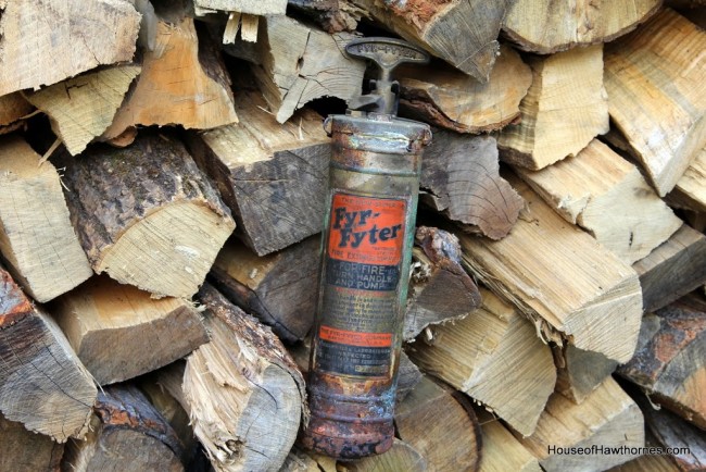 Fyr-Fyter fire extinguisher.