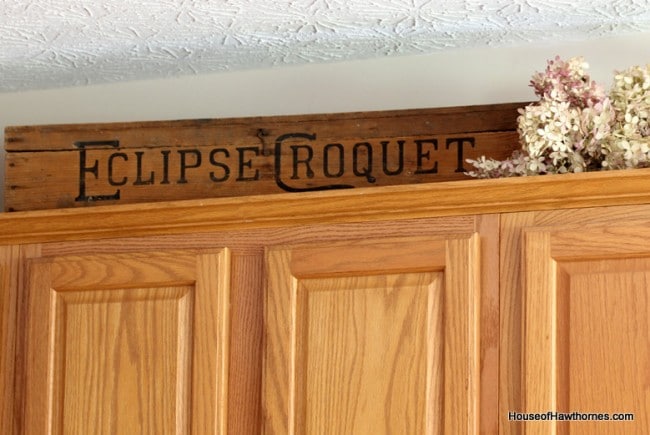 Eclipse Croquet wooden box.