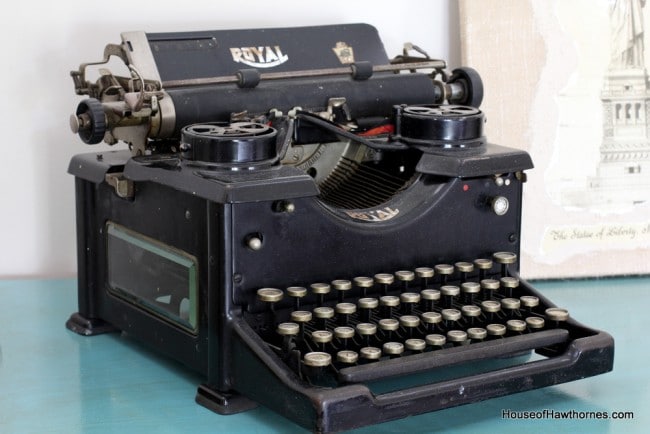 Vintage Royal typewriter.