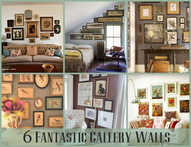 6 fantastic gallery walls to copy in your own home.