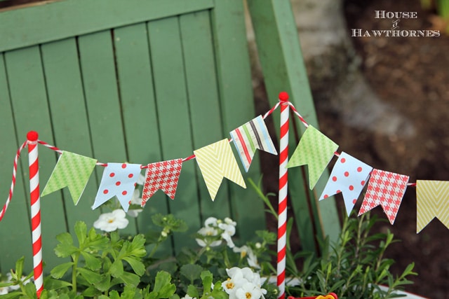 A super cute DIY circus themed fairy garden