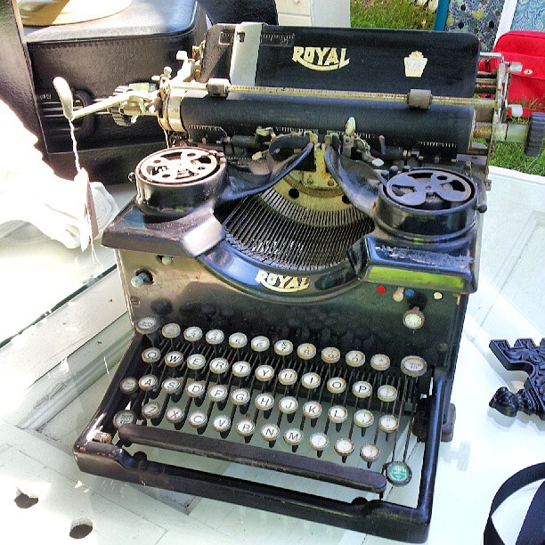 Vintage Royal typewriter.