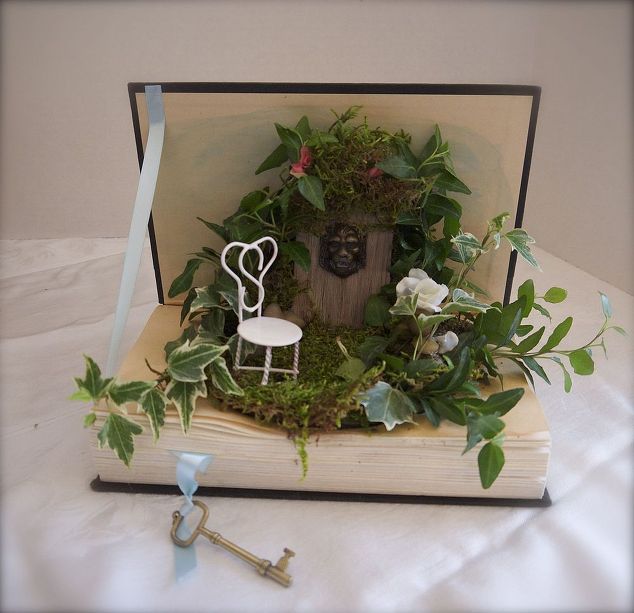 Fairy Garden in a book