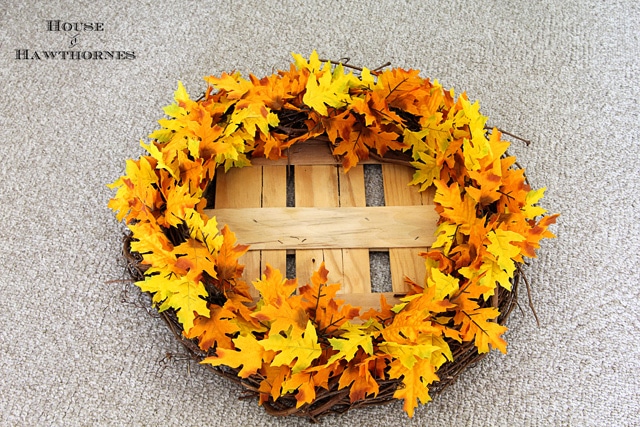 This easy to make fall wreath tutorial is a inexpensive DIY project you can whip up this weekend. You probably have half the supplies in your house already!