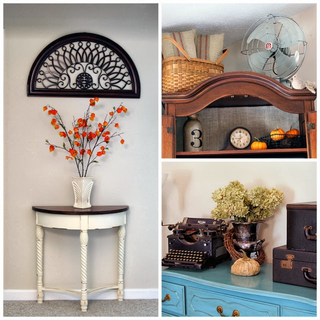 Fall home decor with a vintage flair @ houseofhawthornes.com