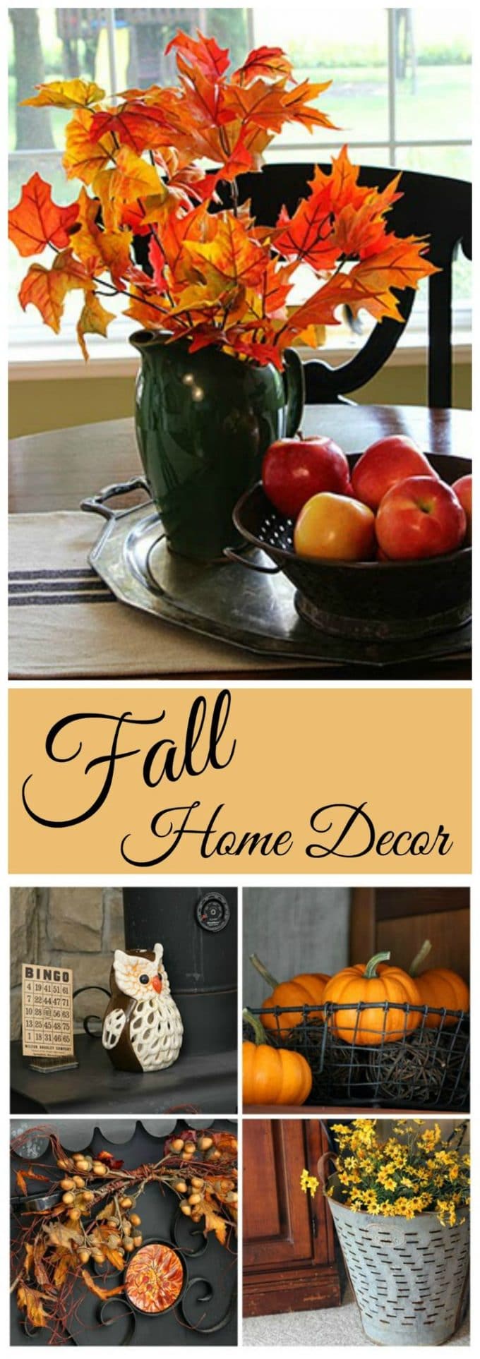 A fall home tour with a vintage flair!