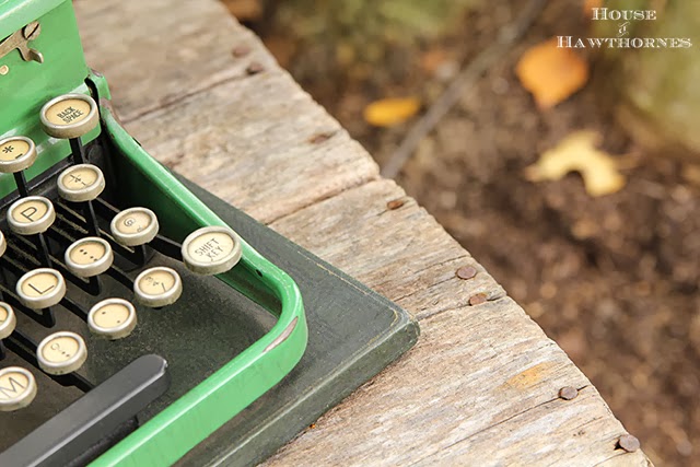 Vintage green portable Royal typewriter @houseofhawthornes.com Vintage green portable Royal typewriter @houseofhawthornes.com