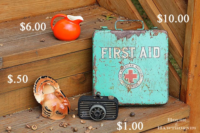 Thrift store haul with vintage Red Cross first aid kit @ houseofhawthornes.com Thrift store haul with vintage Red Cross first aid kit @ houseofhawthornes.com