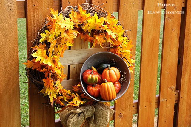 easy DIY fall wreath