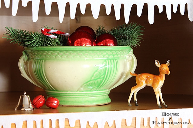 Using vintage Christmas deer in your holiday decor