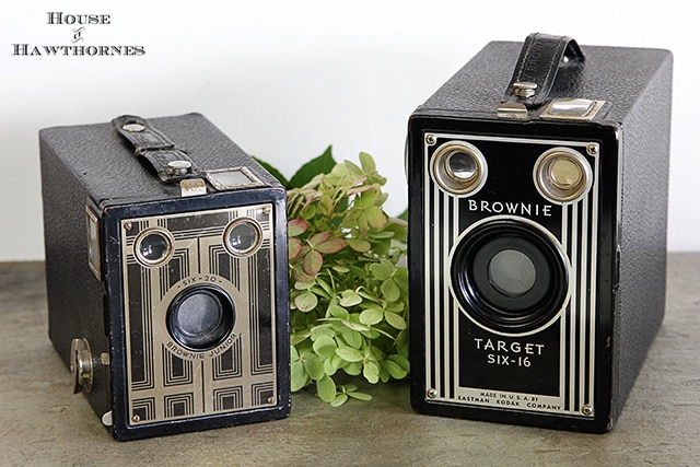 Vintage Kodak Brownie cameras
