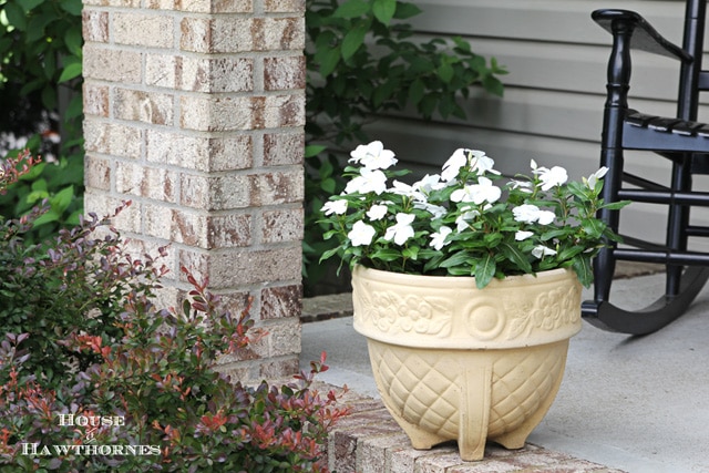 Vintage stoneware planters from Ohio