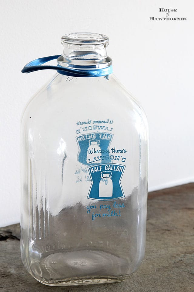 Vintage Lawson's milk bottle 