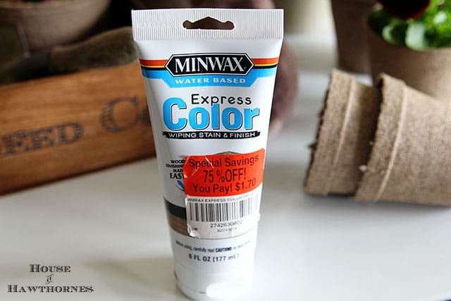Minwax water based Express Color wiping stain