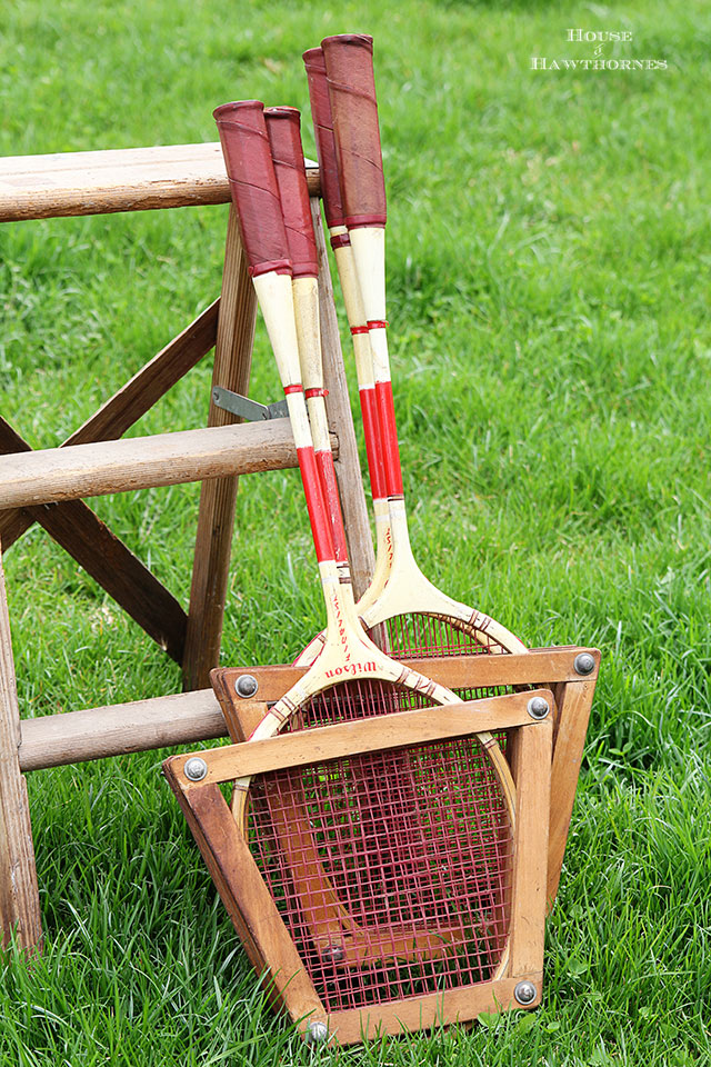 Vintage badminton rackets 