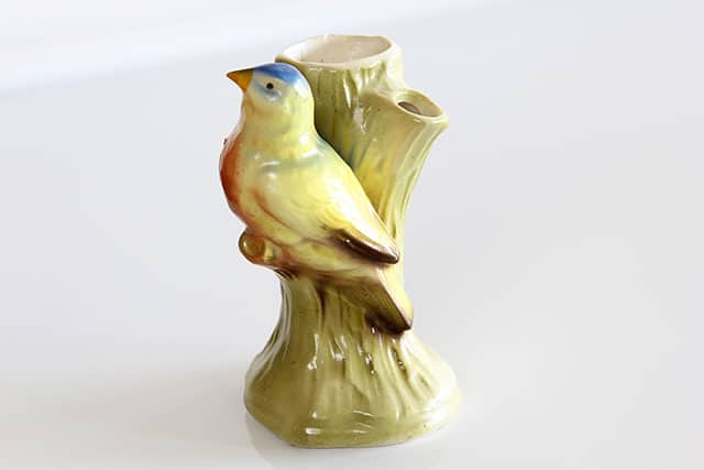 Vintage bird vase