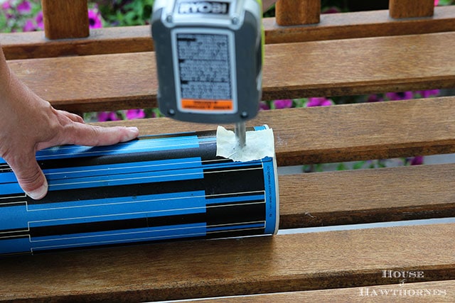 Drilling into thermos - DIY tutorial for turning a thermos into a lamp