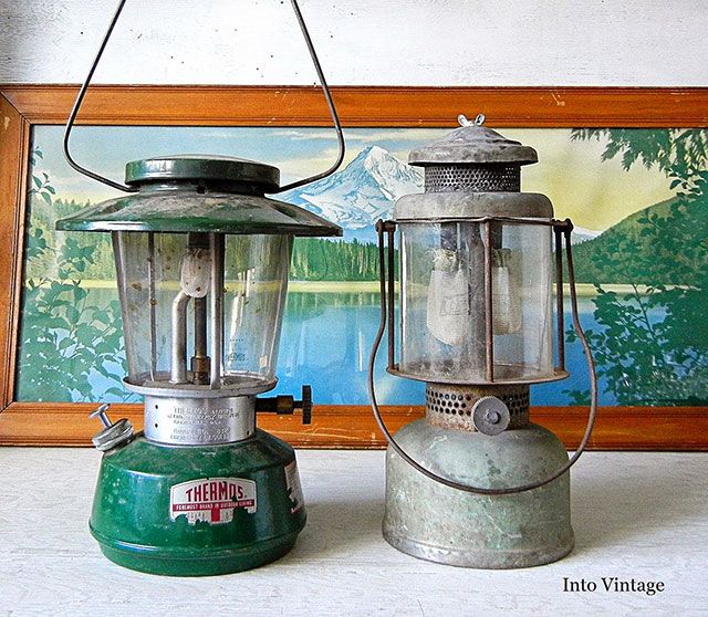 Vintage camping, summer camp and sports are a HOT decorating trend right now! Here are 10 great vintage style camp ideas to 