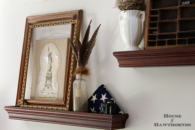Patriotic home tour at House Of Hawthornes - eclectic collection for the 4th