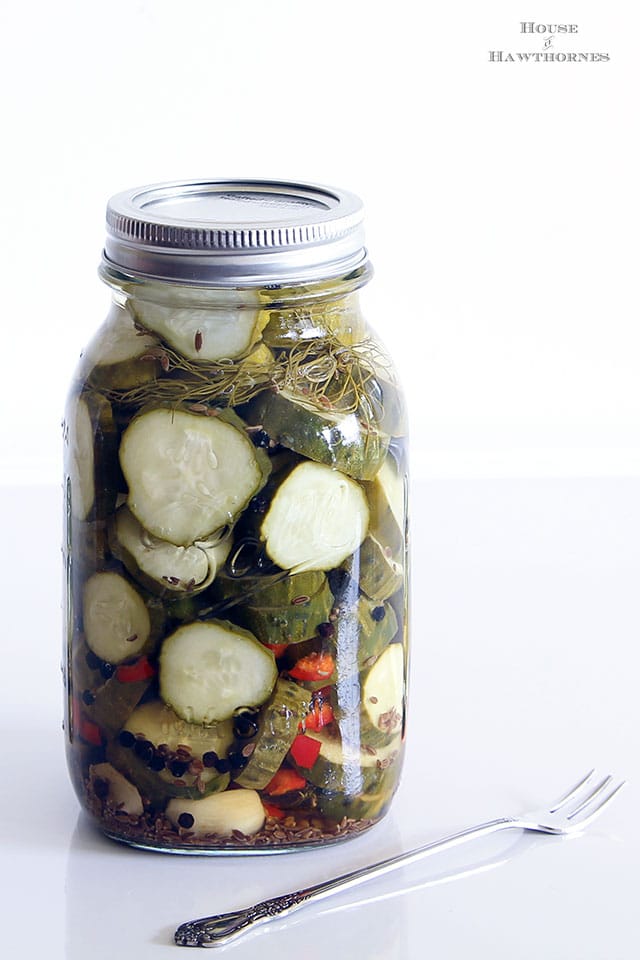 Quick And Easy Dill Refrigerator Pickles