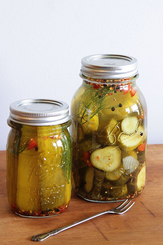 How to make Garlic Dill Refrigerator Pickles