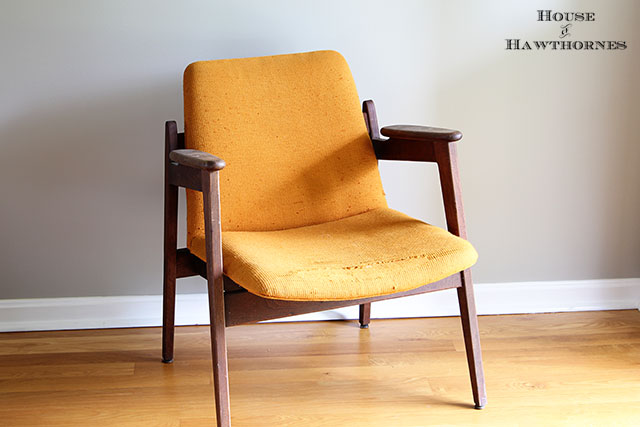 Mid Century Modern Chair from Marble Chair Company - via houseofhawthornes.com
