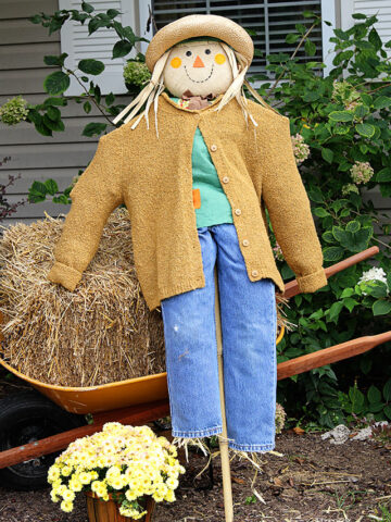 Over 20 scarecrow ideas for your fall home decor. Scarecrows are not just for the garden anymore!