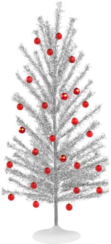 Retro Looking Aluminum Christmas Tree