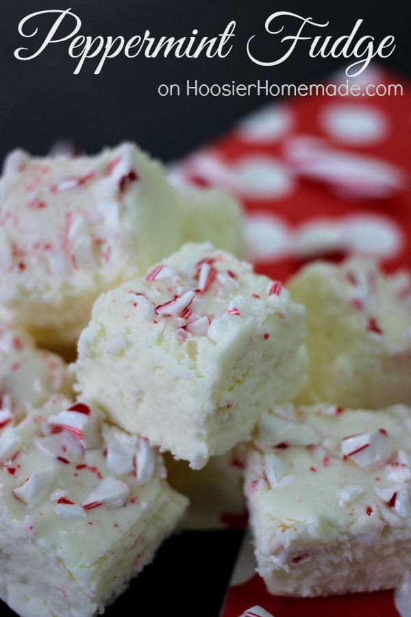 Peppermint Fudge from HoosierHomemade.com