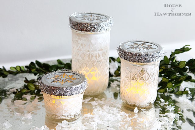 Church House Collection Blog: DIY Mason Jar Frosting Lid Craft