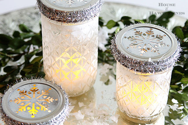 Mason jar Christmas craft