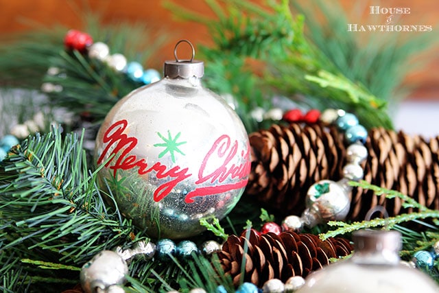 Decorating with vintage Christmas ornaments gives your home a sense of nostalgia and tradition, whether handed down from Grandma or simply bought at thrift stores.