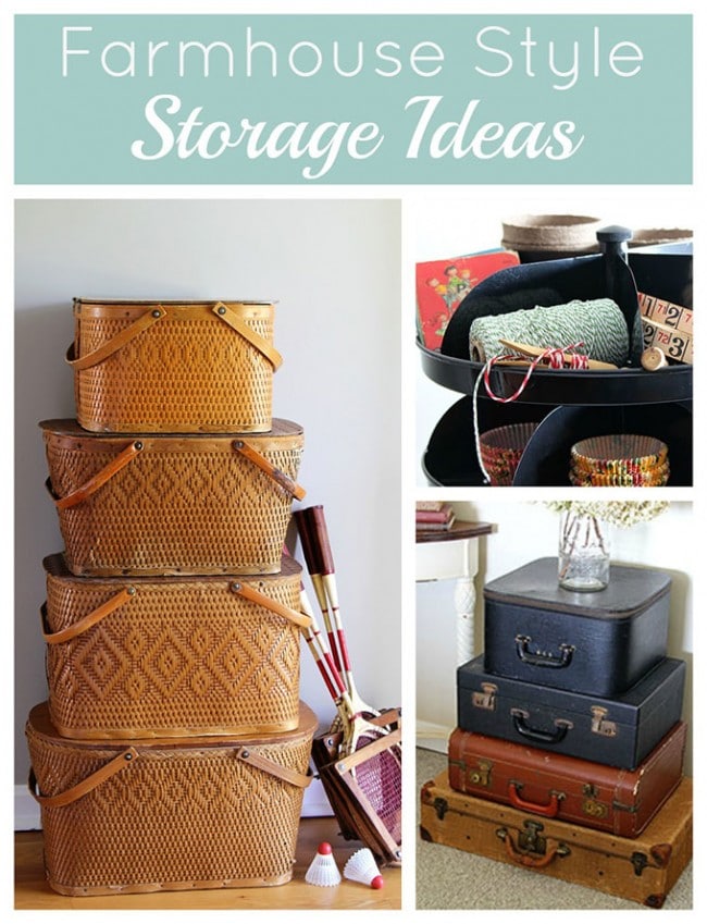 Picture of Vintage Farmhouse Storage Ideas - House of Hawthornes