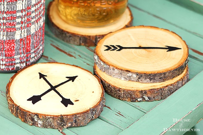 DIY Wood Slice Coasters: The Easy Way - House of Hawthornes