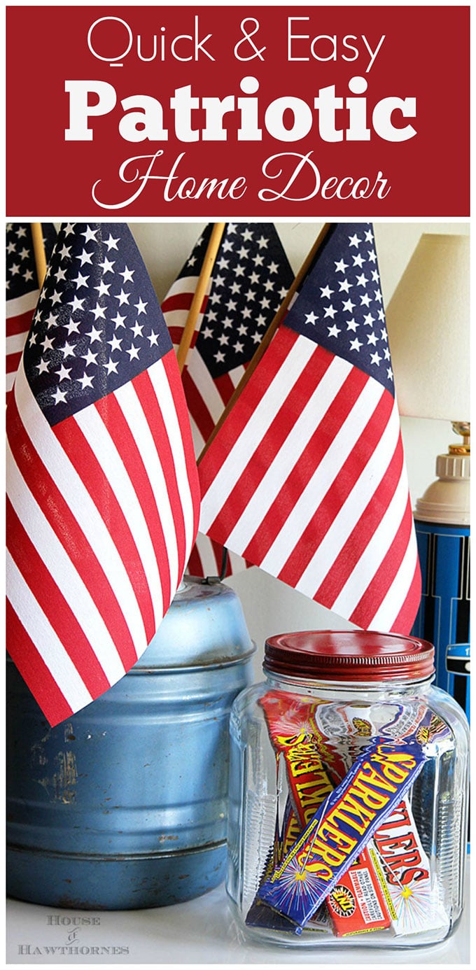 DIY 4th Of July Decorations  Quick  And Easy  House of 