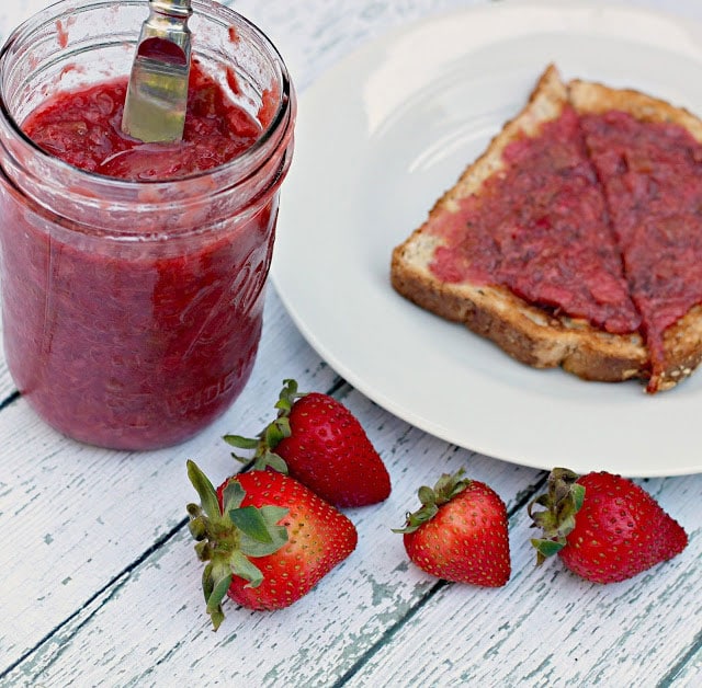 Strawberry rhubarb jam