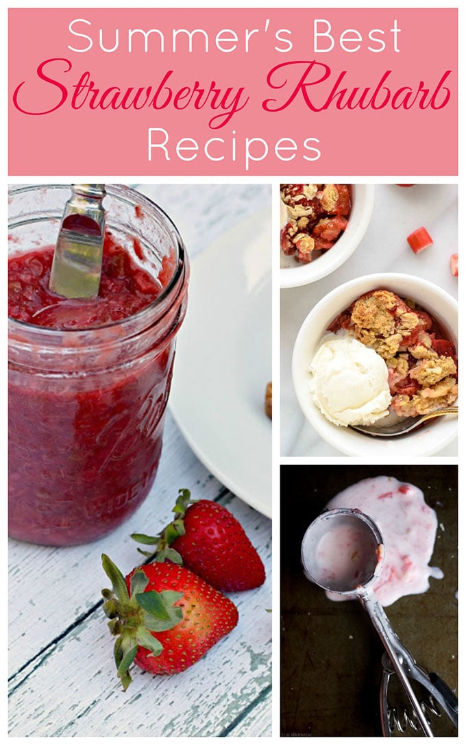 A collection of Strawberry Rhubarb recipes