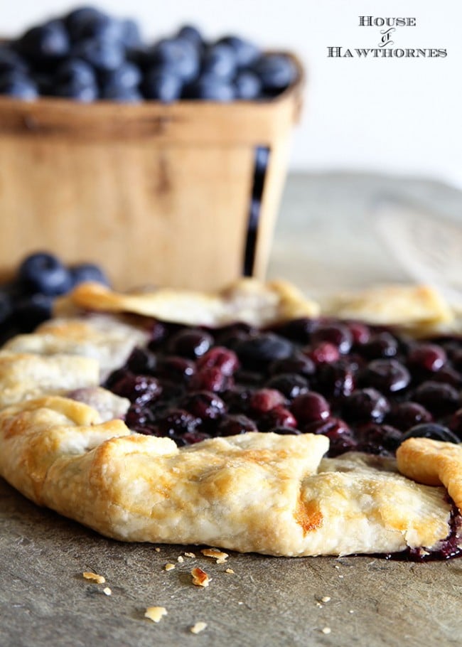 A 30 minute Blueberry Crostata Recipe. Also known as galette, rustic pie or rustic tart, it is perfect for new bakers You can't go wrong with this one.