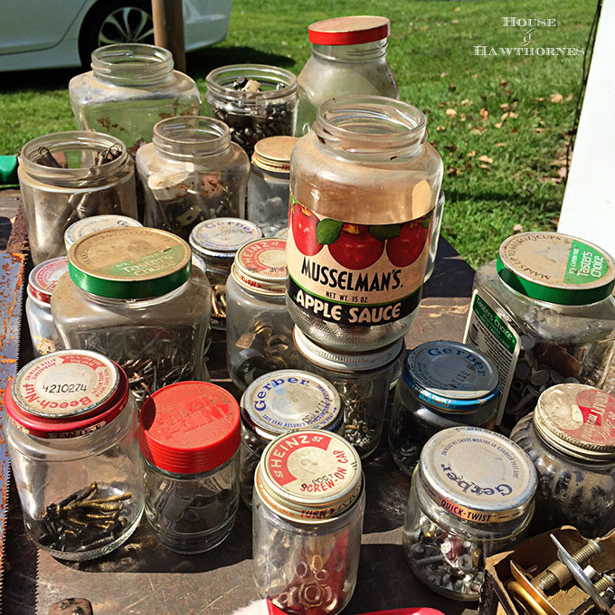 Follow along on the World's Longest Yard Sale aka the 127 Yard Sale and see what we found. Including a yard sale makeover with Krylon paint.