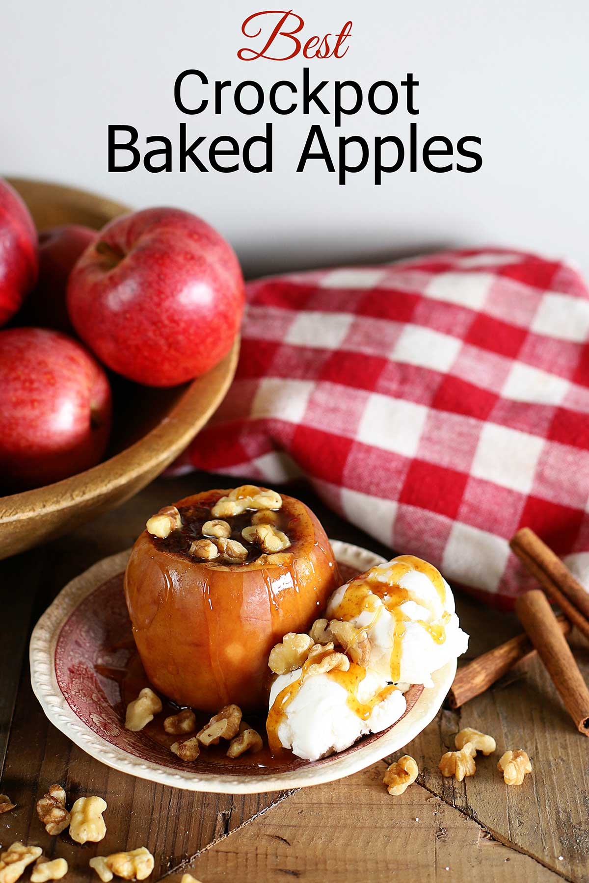 Best crock pot baked apple recipe