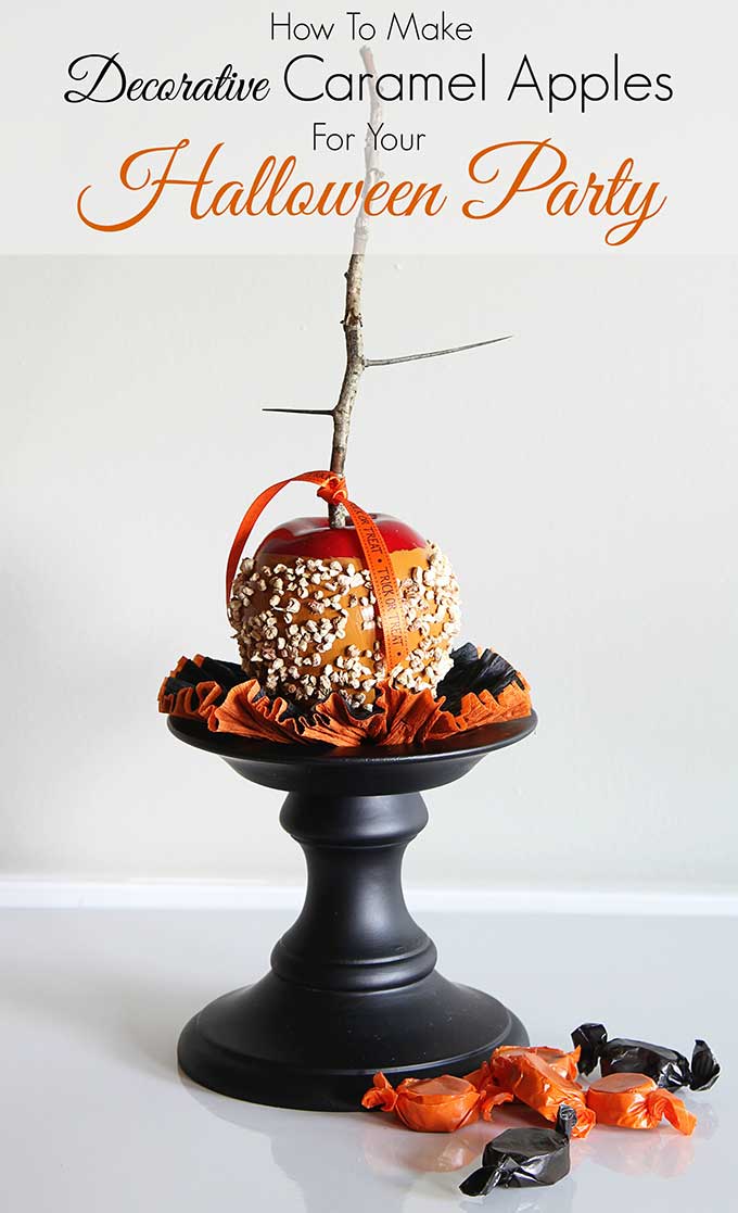 Making Faux Caramel Apples For Fall Decor House Of